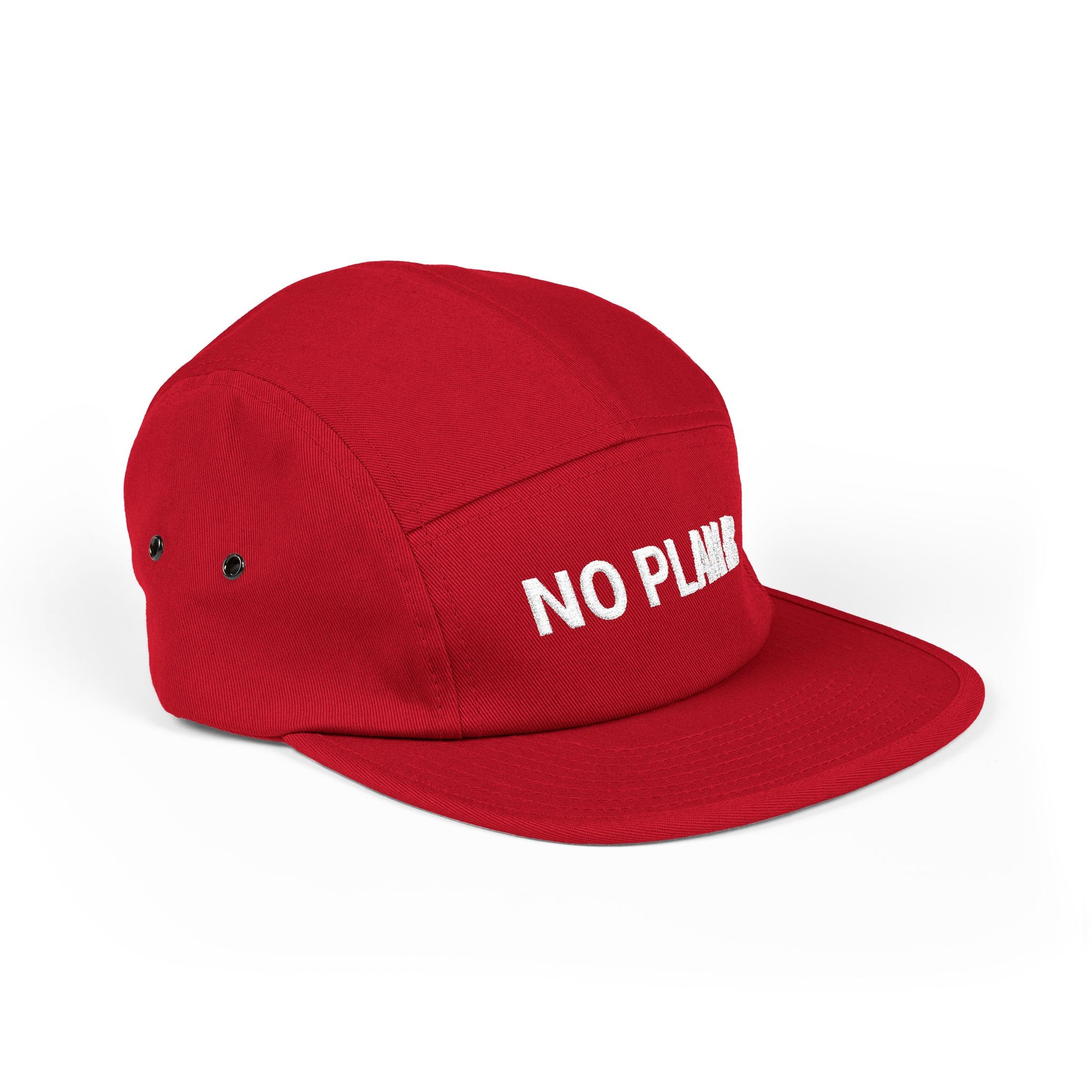 Trendy 5 Panel Cap with 'No Plan B' Embroidery, Casual Hat, Unique Gift for Adventurers, Streetwear Accessory, Perfect for Travel