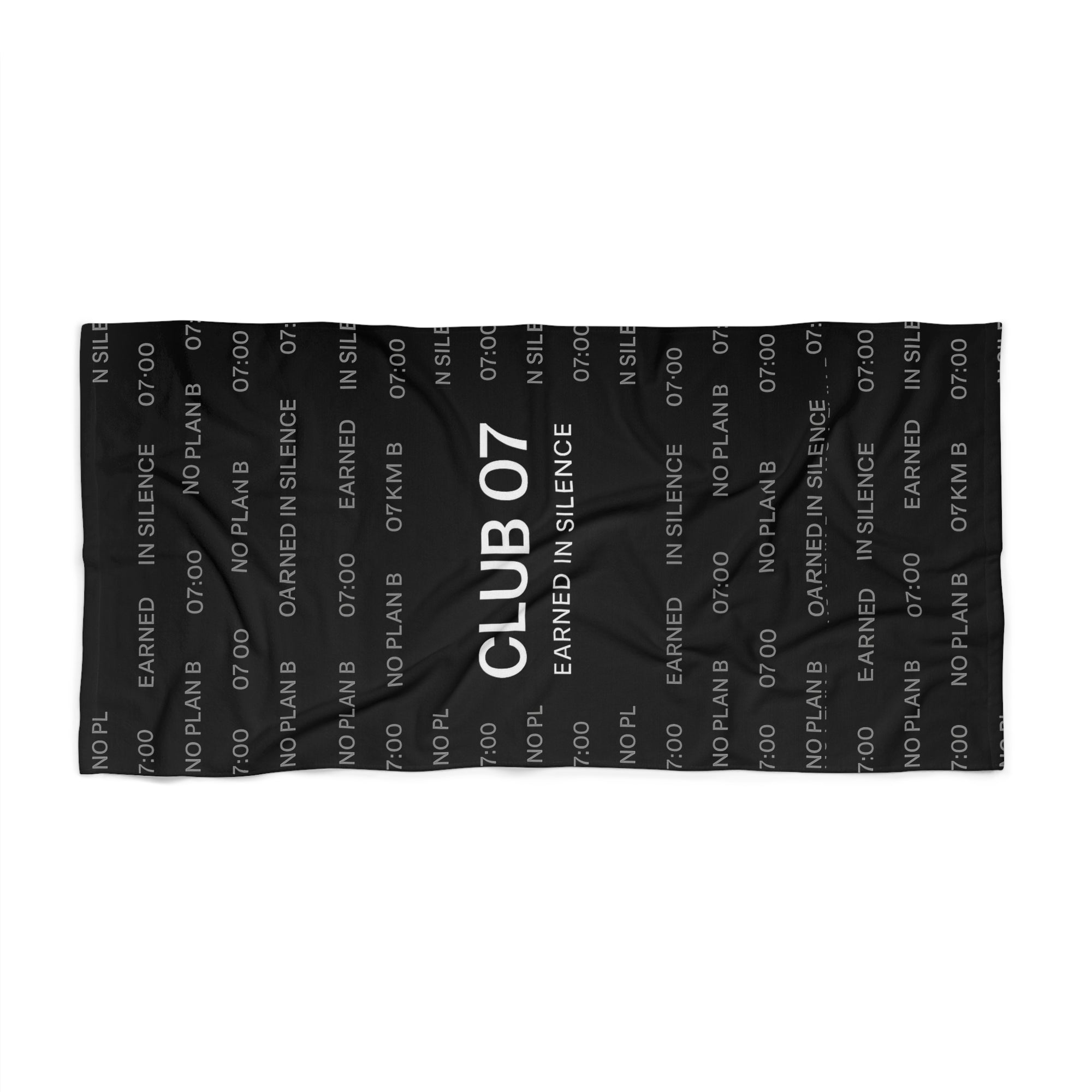 Stylish Beach Towel for Club Goers, Perfect for Summer, Pool Parties, or Vacations | Cool Club 07 Design