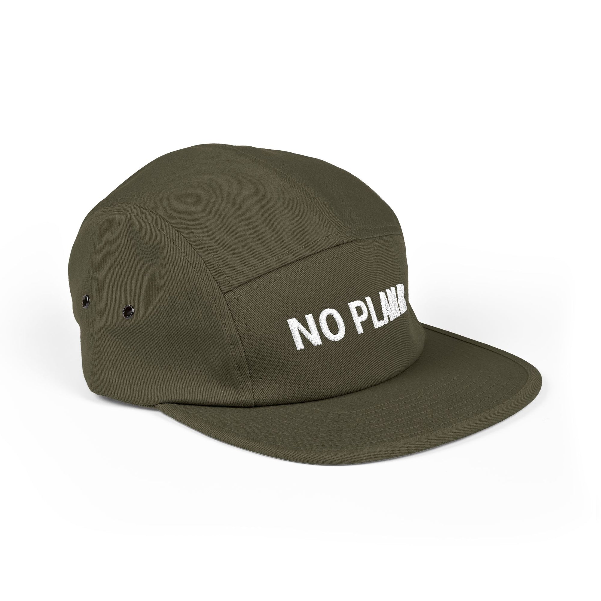 Trendy 5 Panel Cap with 'No Plan B' Embroidery, Casual Hat, Unique Gift for Adventurers, Streetwear Accessory, Perfect for Travel