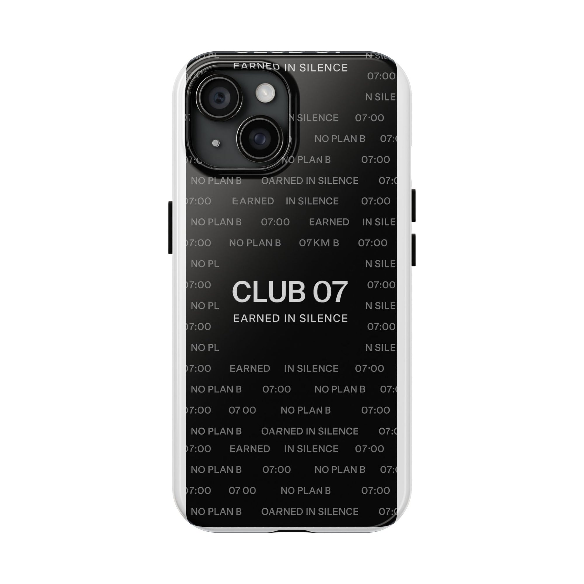 Stylish Phone Case - CLUB 07 Earned in Silence, Tough Protection for Teens, Trendy Gift for Birthdays, Unique Accessory for Everyday Use