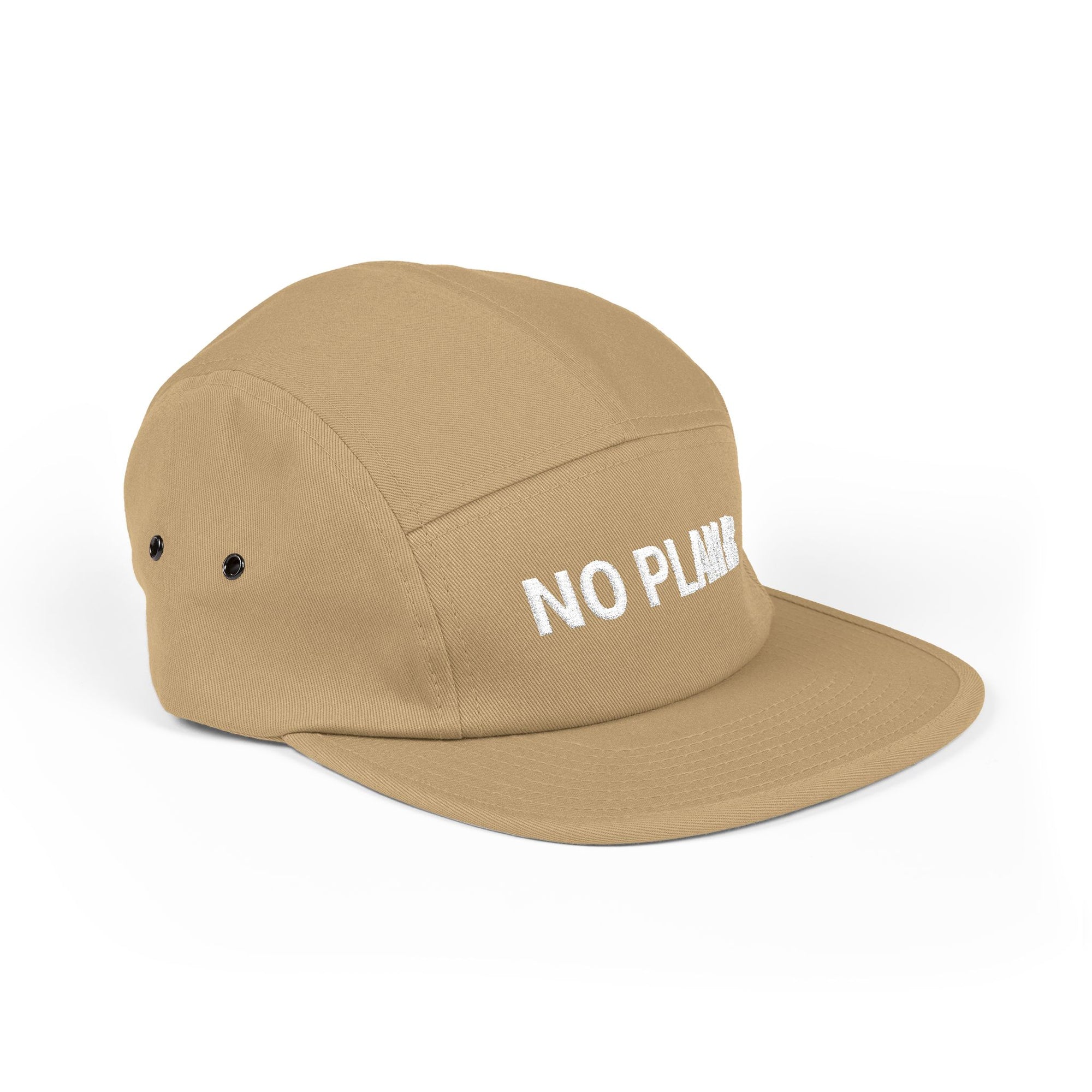 Trendy 5 Panel Cap with 'No Plan B' Embroidery, Casual Hat, Unique Gift for Adventurers, Streetwear Accessory, Perfect for Travel