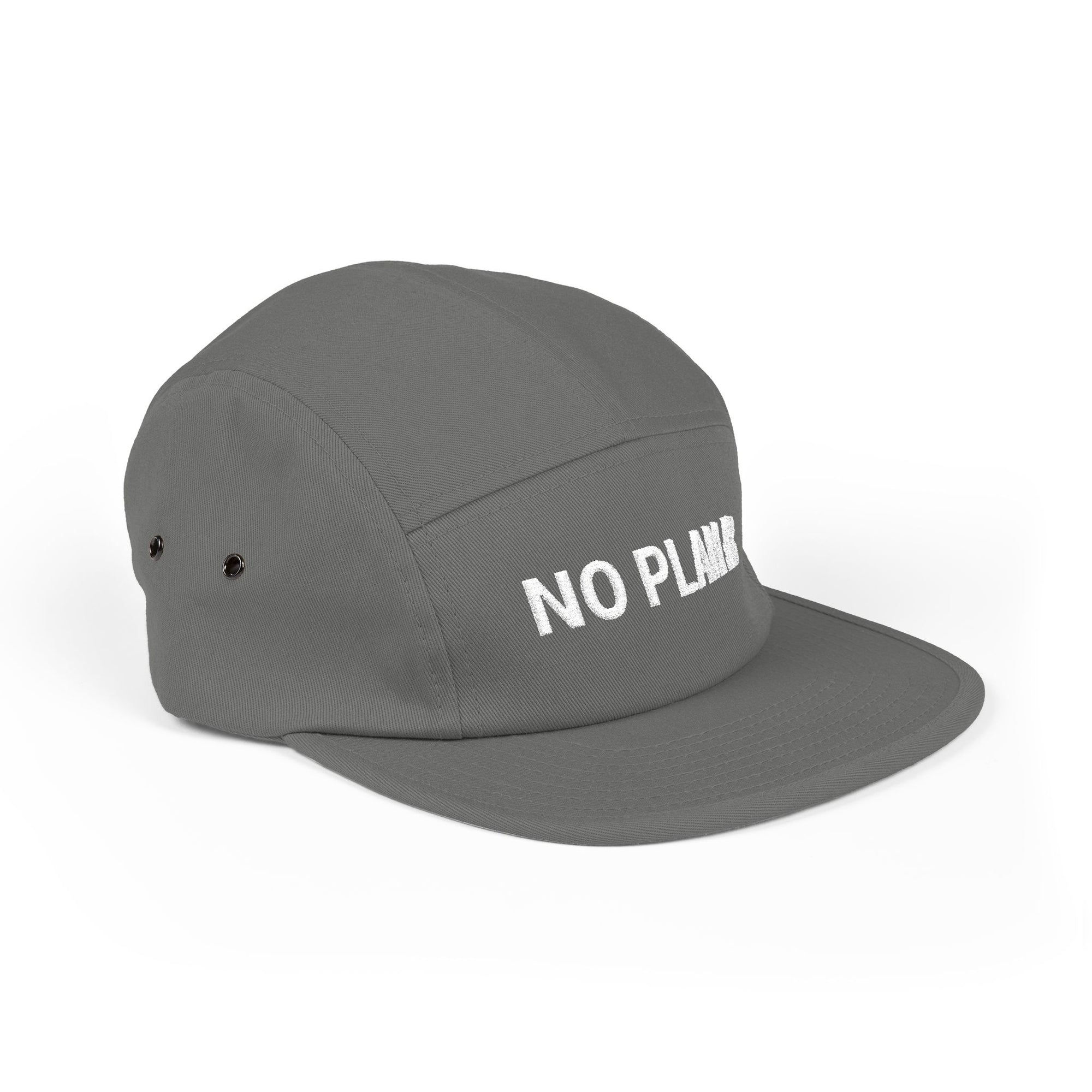 Trendy 5 Panel Cap with 'No Plan B' Embroidery, Casual Hat, Unique Gift for Adventurers, Streetwear Accessory, Perfect for Travel