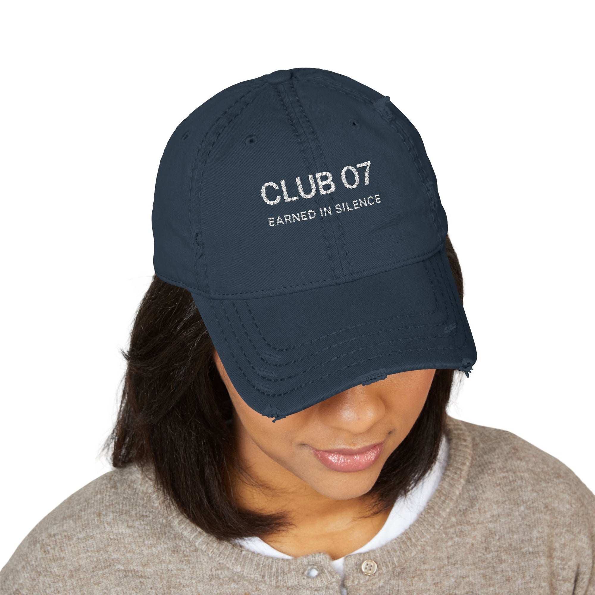 Distressed Dad Hat (Embroidery)