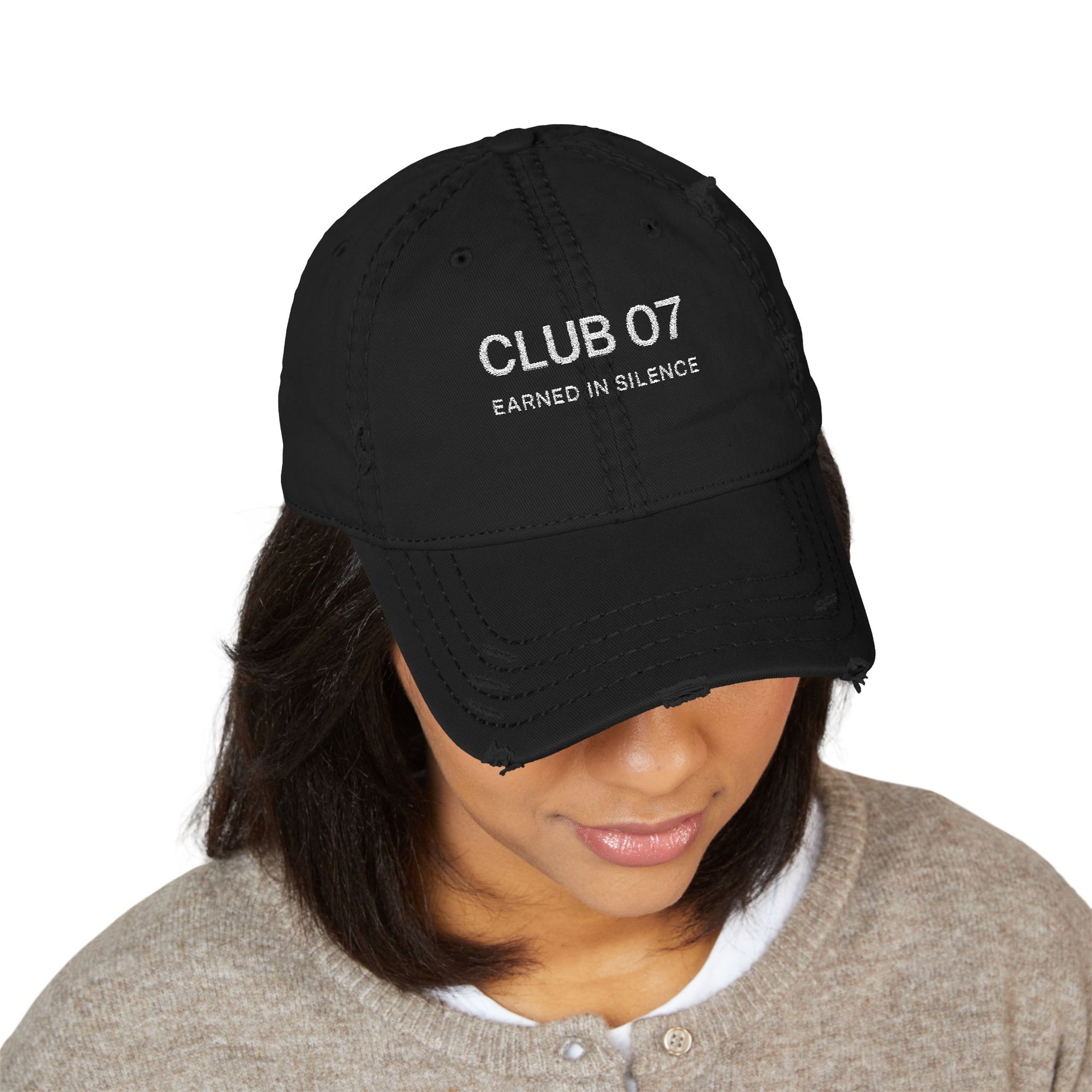Distressed Dad Hat (Embroidery)